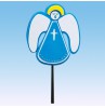 Tenna Tops Christian Angel with Halo Antenna Topper / Mirror Dangler